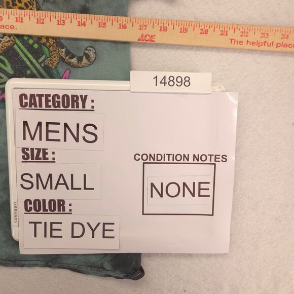 Def Leppard Band Graphic Crew Neck T Shirt Adult Mens Size Small S Tie Dye - Picture 8 of 9